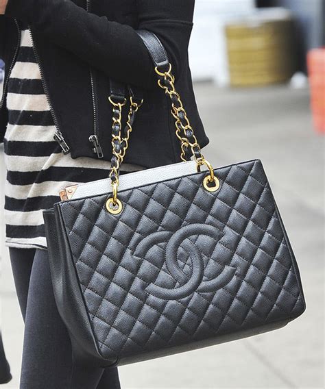 chanel gst shopping tote|Chanel caviar grand shopping tote.